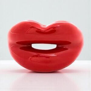 Solange Azagury-Partridge Hotlips Ring | Red Enamel | Size 7
